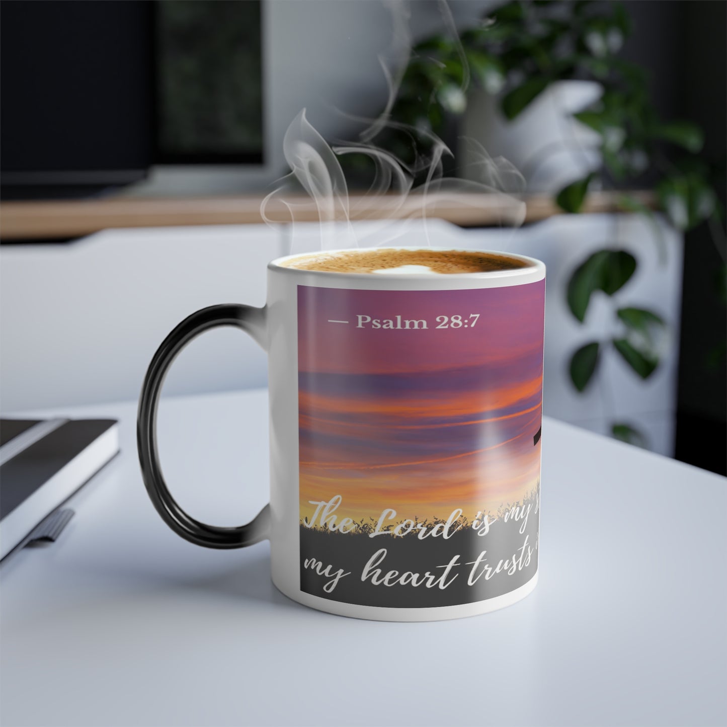 Psalm 28:7 Faith Mug