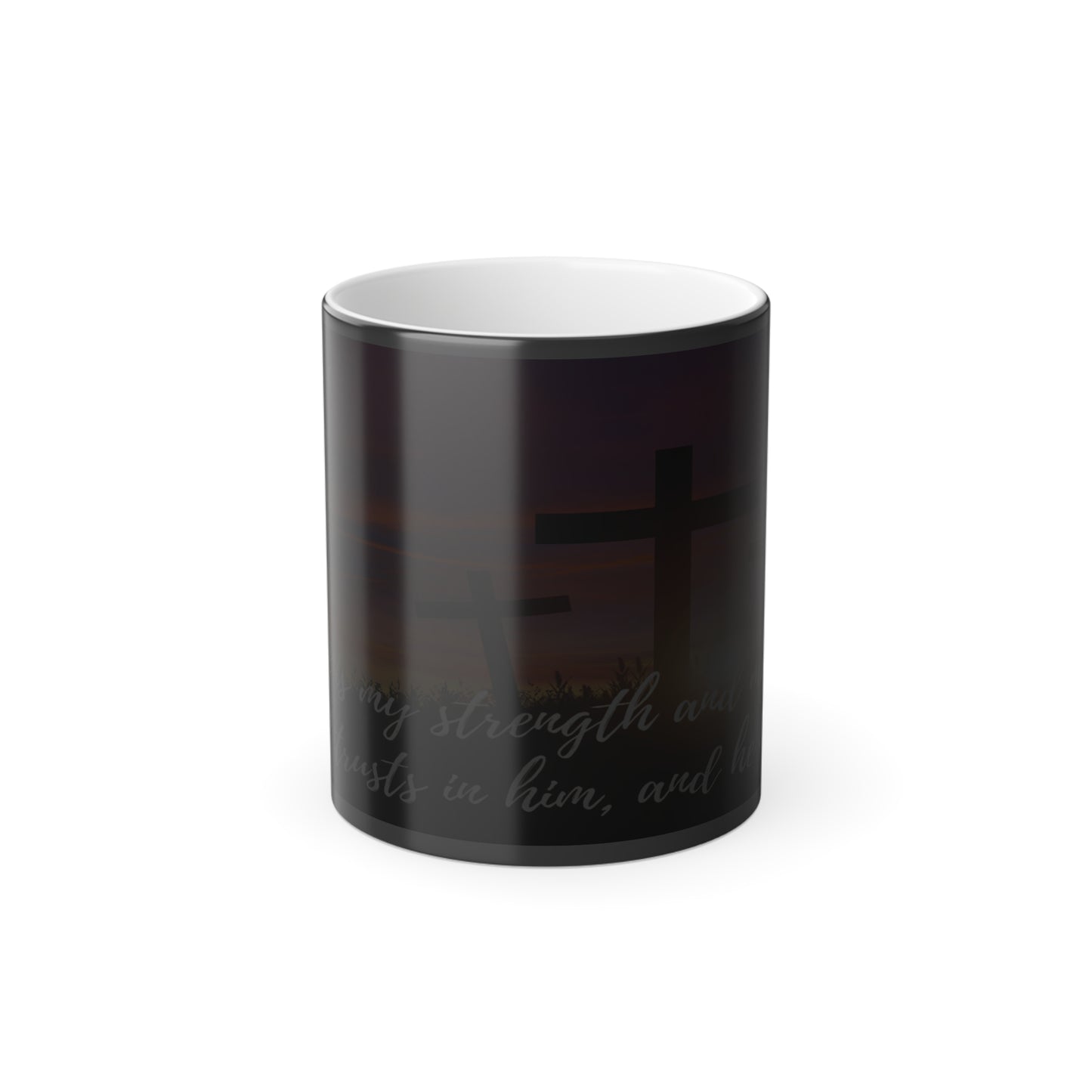 Psalm 28:7 Faith Mug